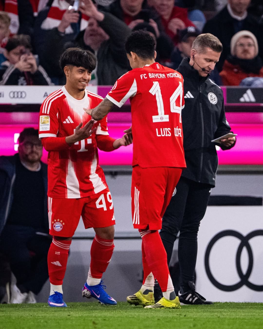 ¡SHOW DE LUIS DÍAZ! GOL Y ASISTENCIA EN LA GOLEADA DEL BAYERN ANTE EL MÖNCHENGLADBACH
