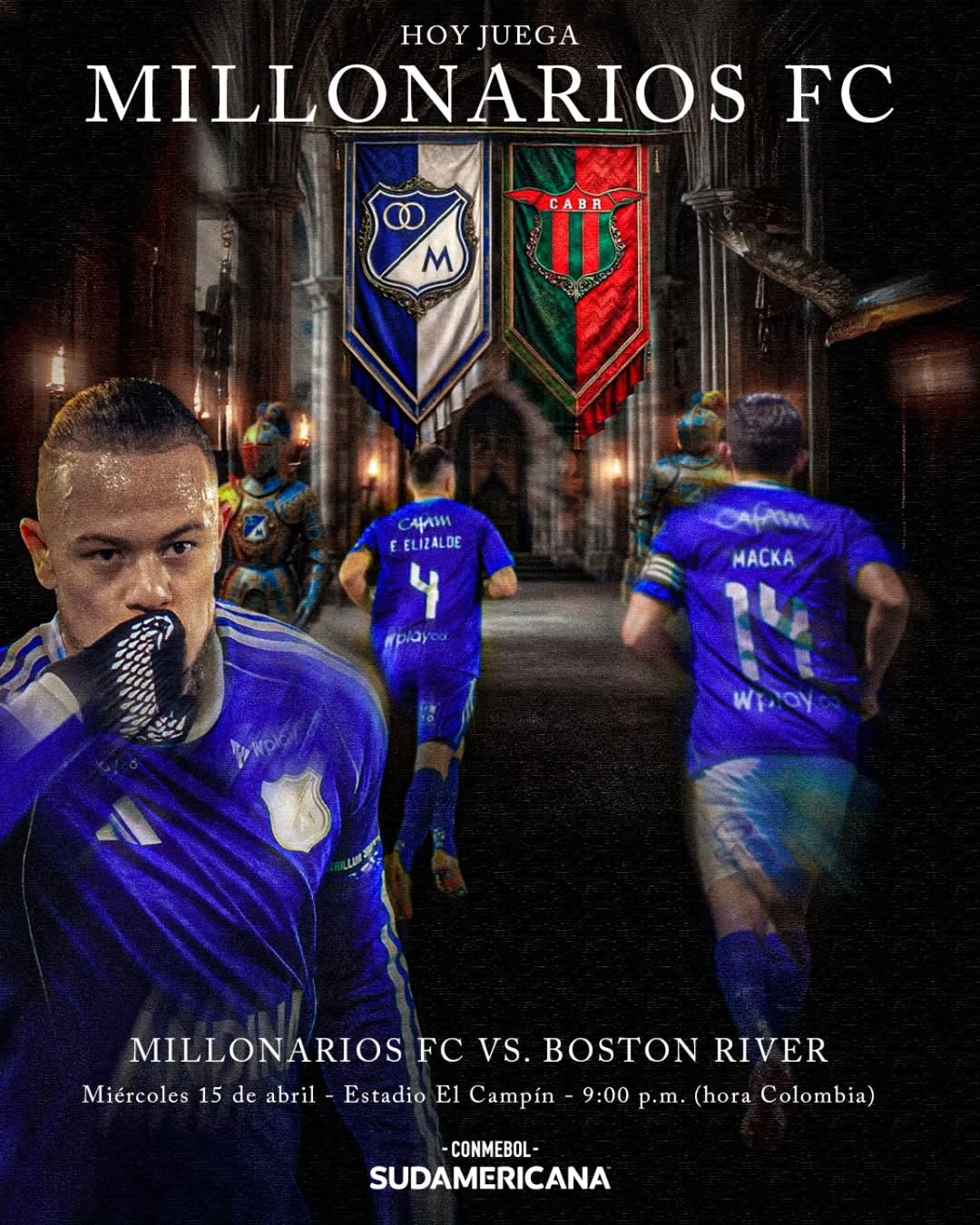MILLONARIOS, OBLIGADO A GANAR ANTE BOSTON RIVER EN LA SUDAMERICANA