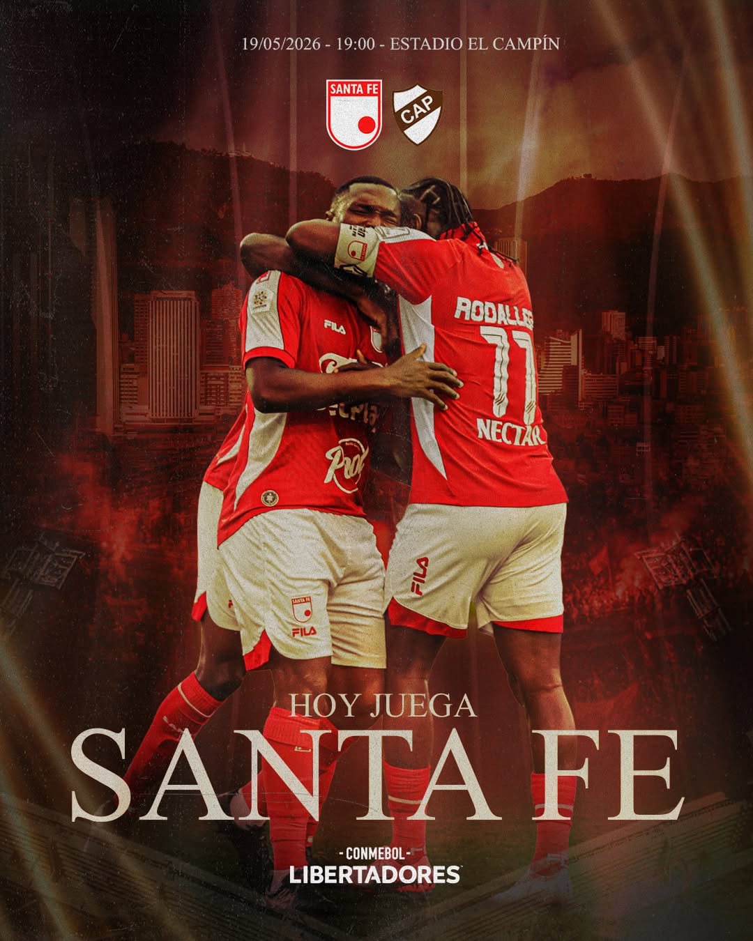 SANTA FE RECIBE A PLATENSE OBLIGADO A GANAR PARA SEGUIR CON VIDA EN LIBERTADORES